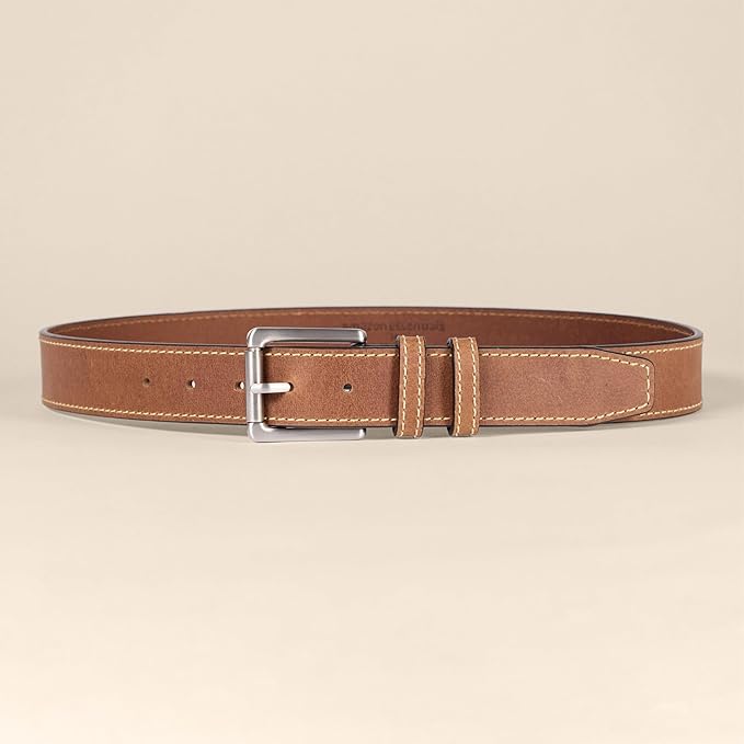 Ceinture en Cuir Havane A