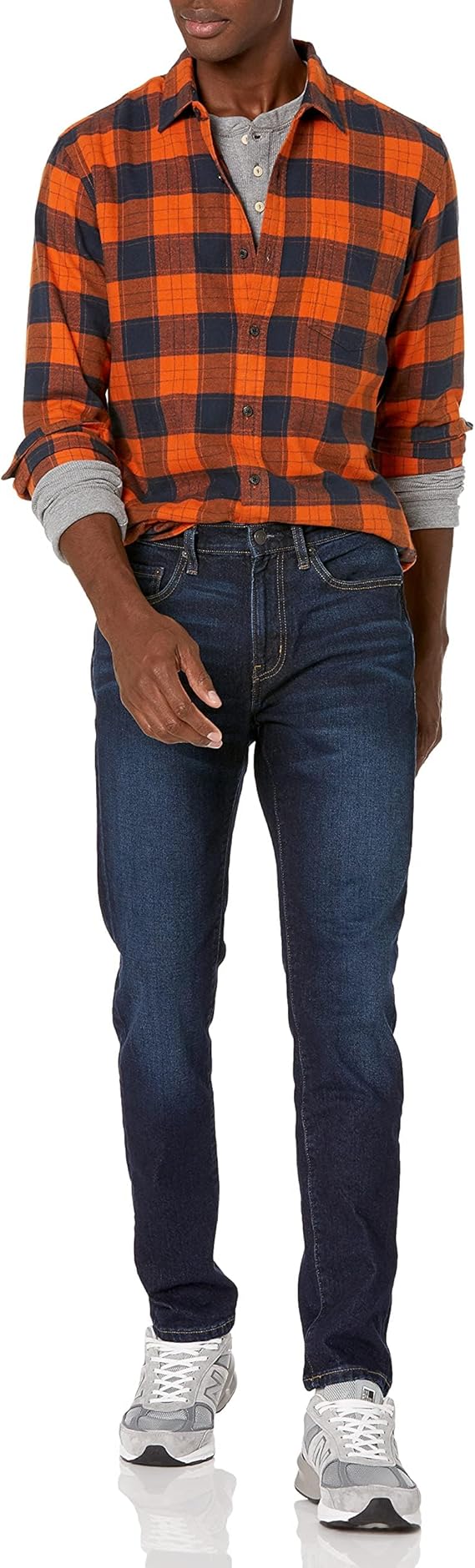 Jean Slim Homme Lavage Indigo F
