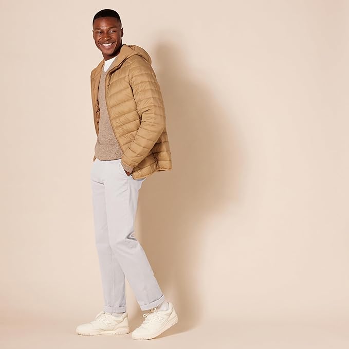 Pantalon Chino Extensible Style décontracté Gris B