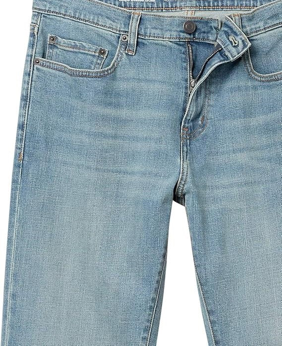 Jean bootcut à coupe Droite Bleu Clair Vintage H