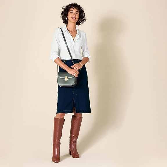 Sac Bandoulière en Raphia Faux Crocodile Vert Foncé D