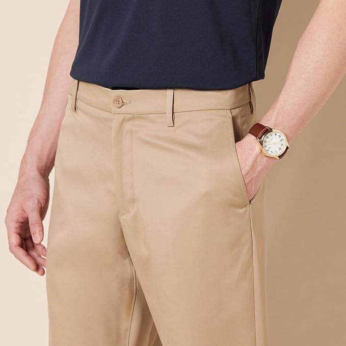 Pantalon de Golf Athlétique Premium Brun Kaki C