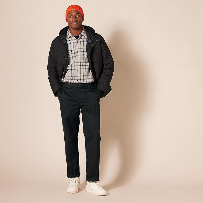 Pantalon Chino Infroissable Noir E