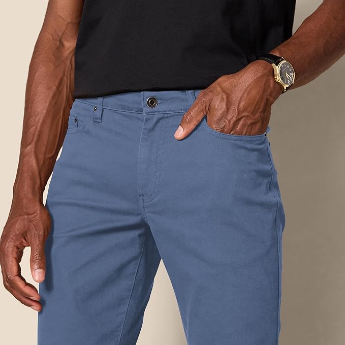 Pantalon Sergé Stretch Indigo G