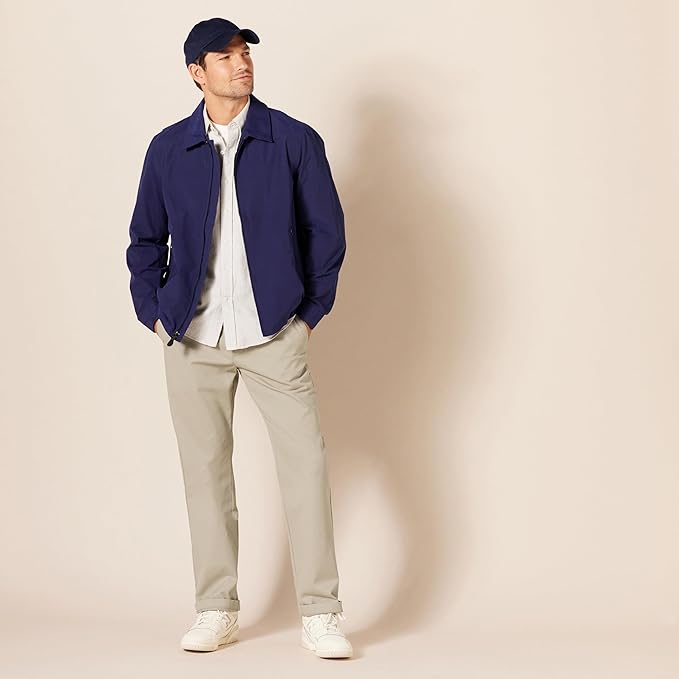 Pantalon Chino Infroissable Kaki Beige E