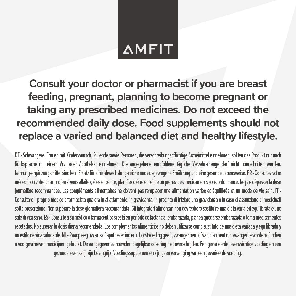 Amfit Nutrition Whey Protein Powder 1kg Chocolate