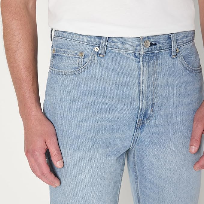 Jean Coupe Décontractée Bleu Vintage D