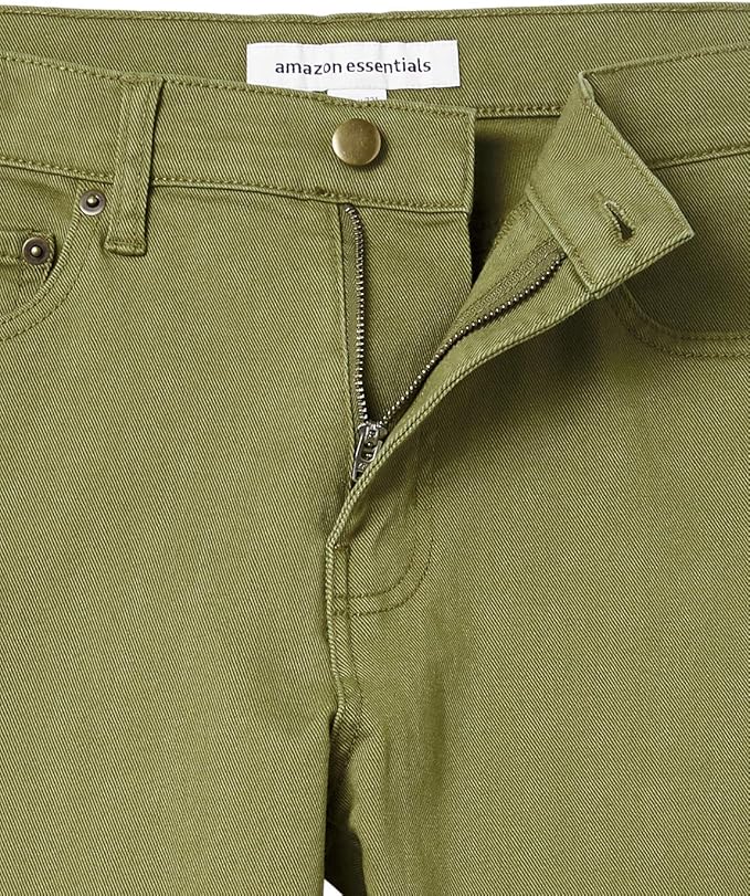 Jean Slim Homme Vert Olive F