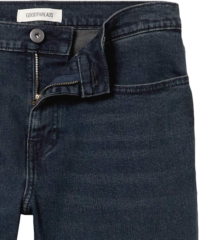Jean Slim Homme Noir Bleu Vintage F