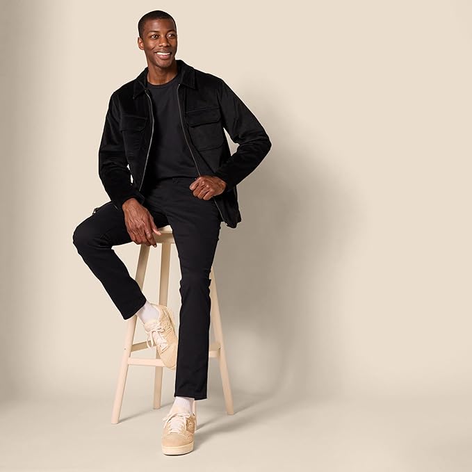 Pantalon Sergé Stretch Noir G