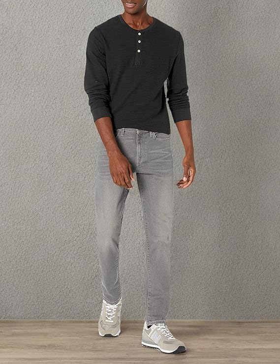 Jean Slim Homme Gris F