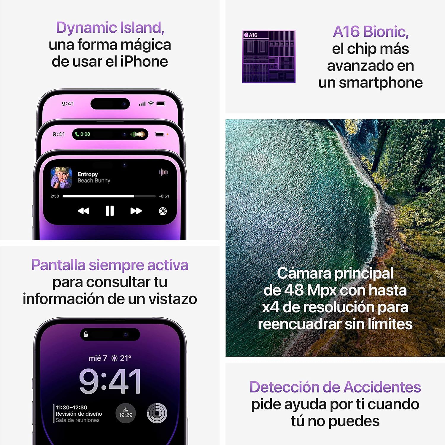 Apple iPhone 14 Pro Noir Sidéral