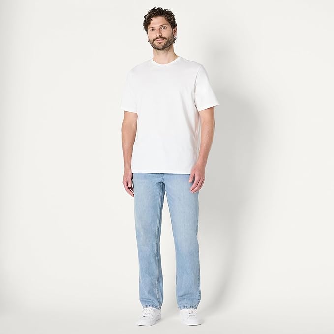 Jean Coupe Décontractée Bleu Vintage D