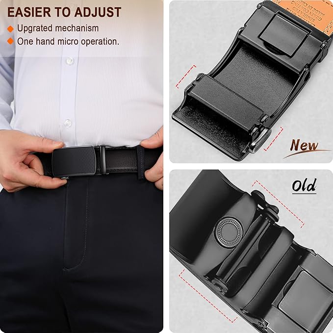 Ceinture Automatique en Cuir Noir200 D