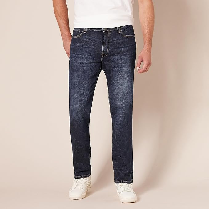 Jean Slim Homme Bleu Foncé Vintage F