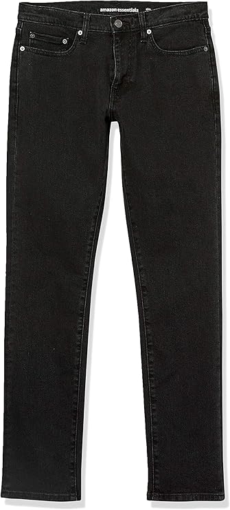 Jean Slim Homme Noir Délavé F