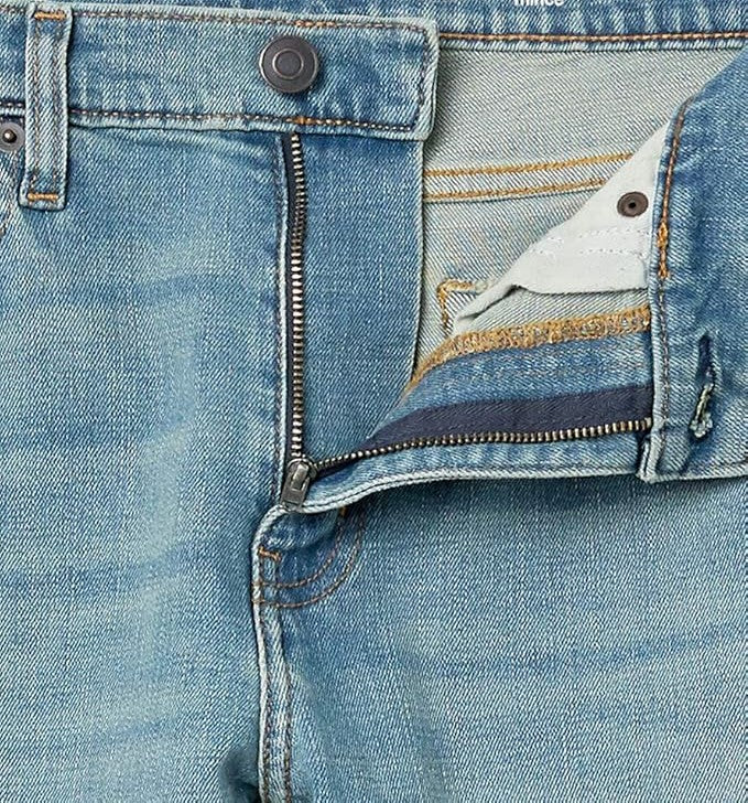 Jean Slim Homme Bleu Clair Vintage F