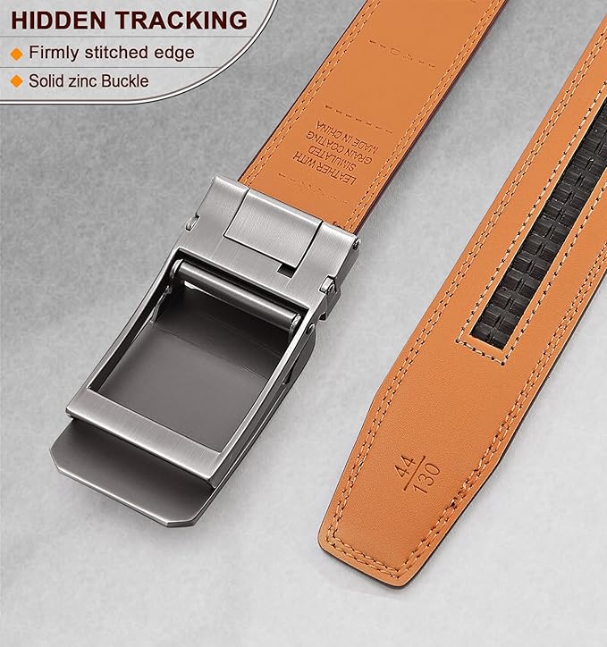 Ceinture Automatique en Cuir 009-noir224 D