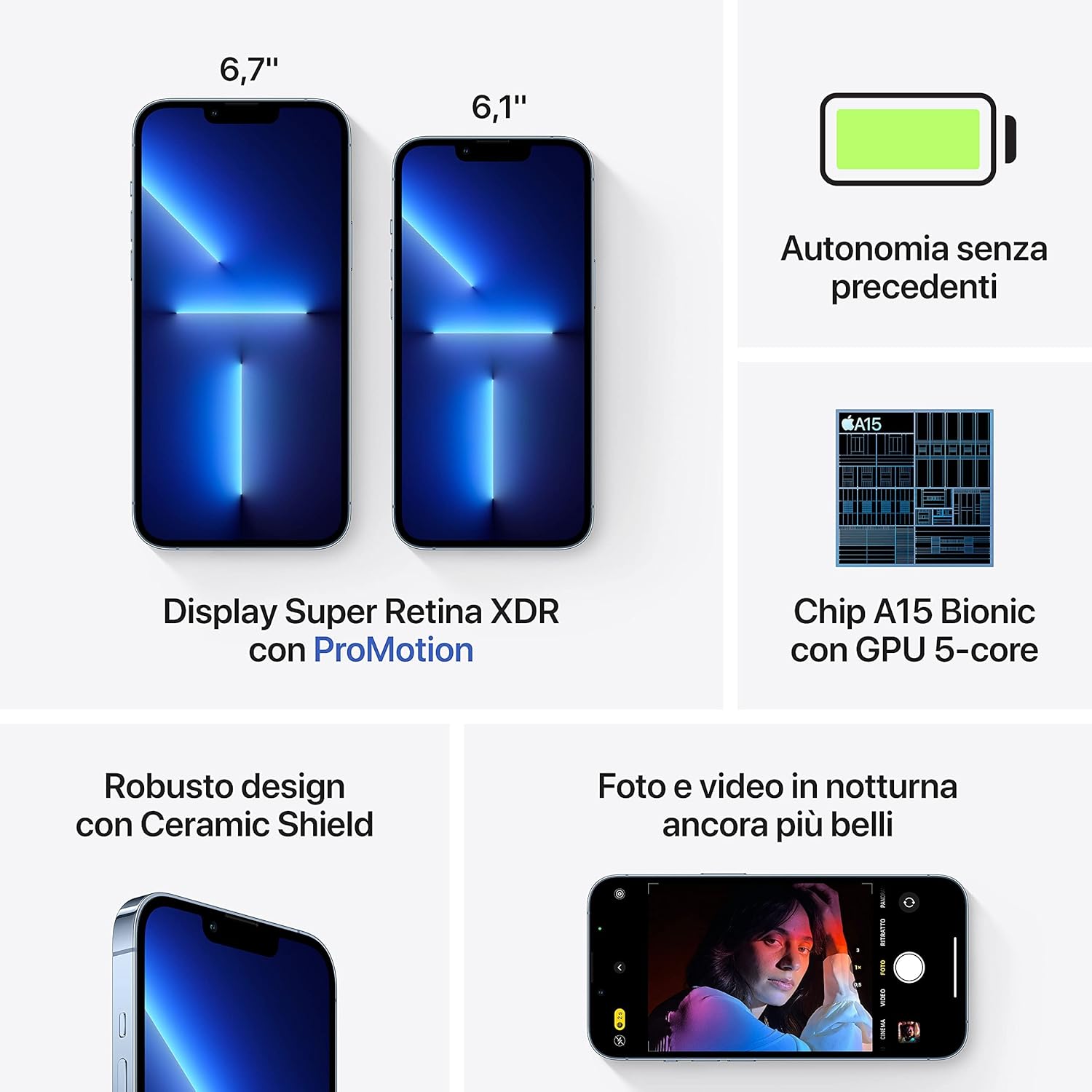 Apple iPhone 13 Pro Bleu Sierra
