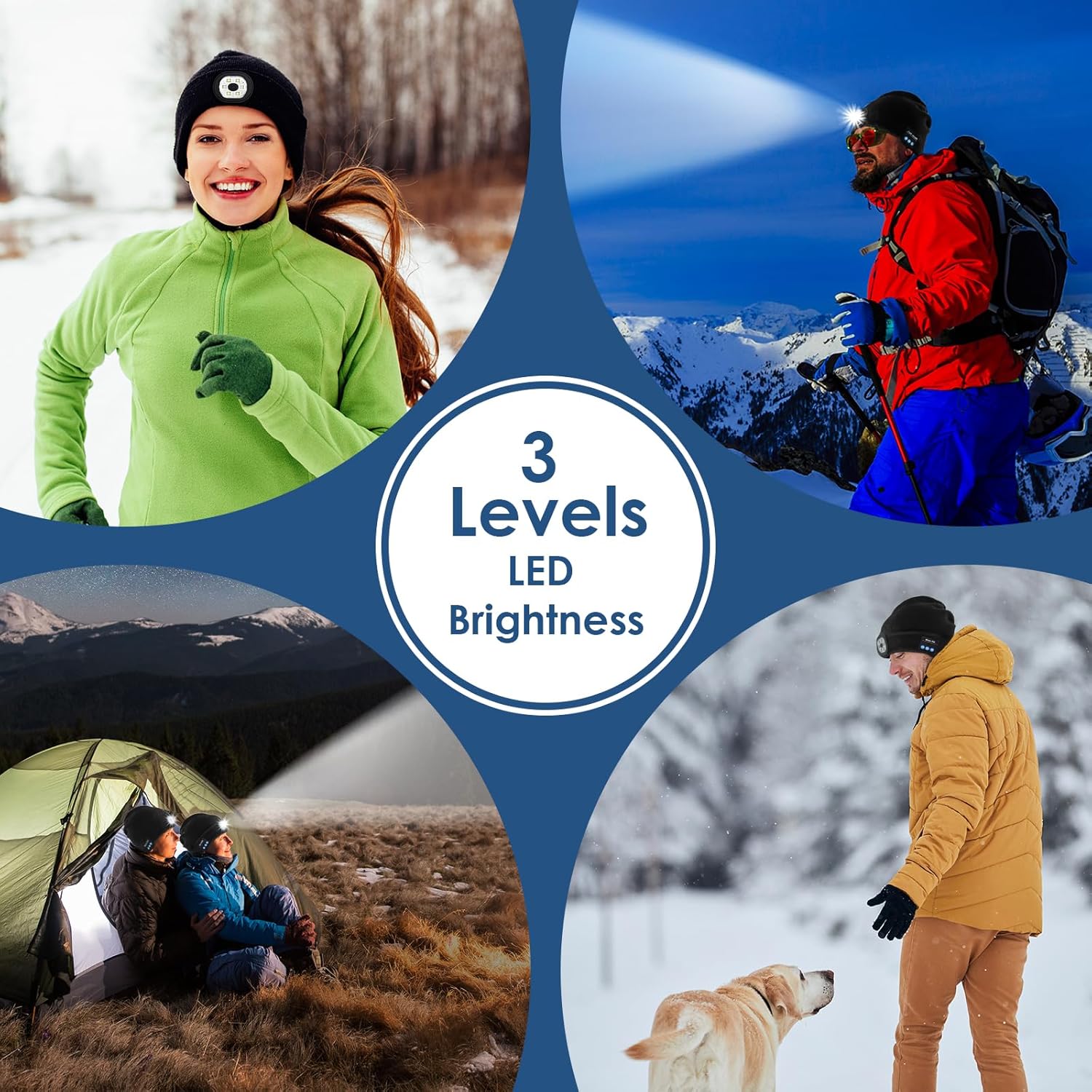 Bonnet LED Bluetooth J