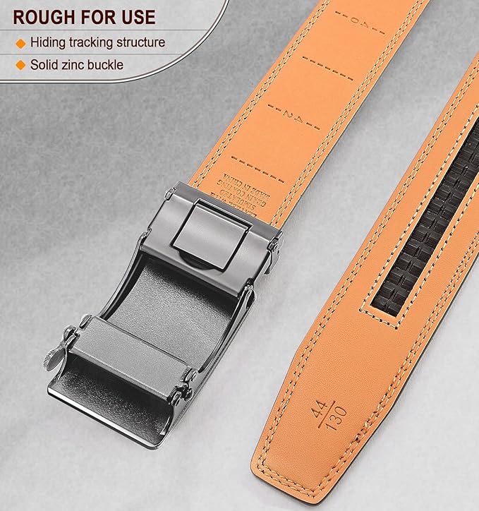 Ceinture Automatique en Cuir 011-Noir1468 D