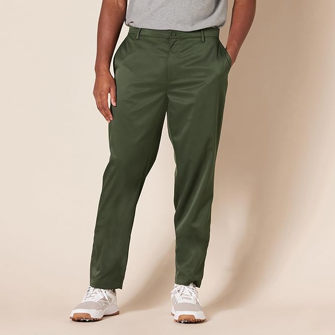 Pantalon de Golf Athlétique Premium  Olive Foncé C