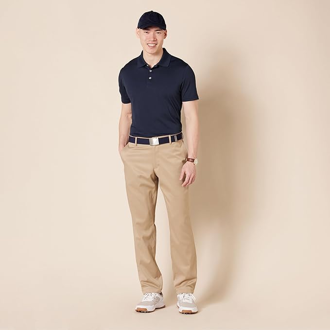 Pantalon de Golf Athlétique Premium Brun Kaki C