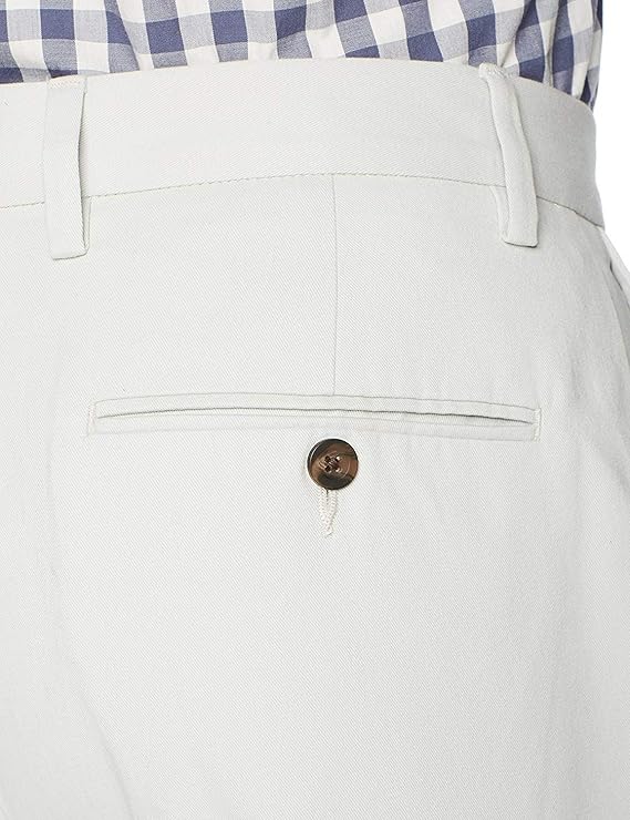 Pantalon Chino Infroissable Gris Clair E