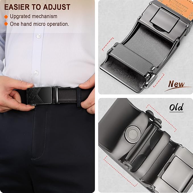 Ceinture Automatique en Cuir Noir375 D