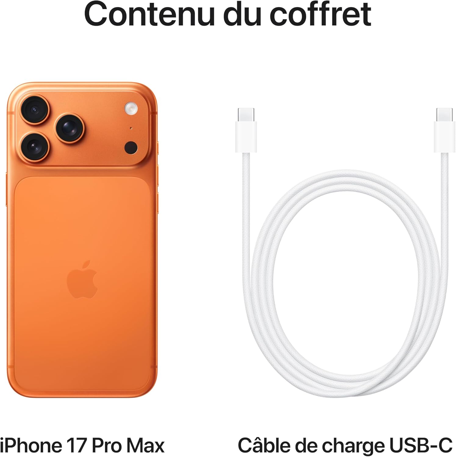 Apple iPhone 17 Pro Max Orange Cosmique