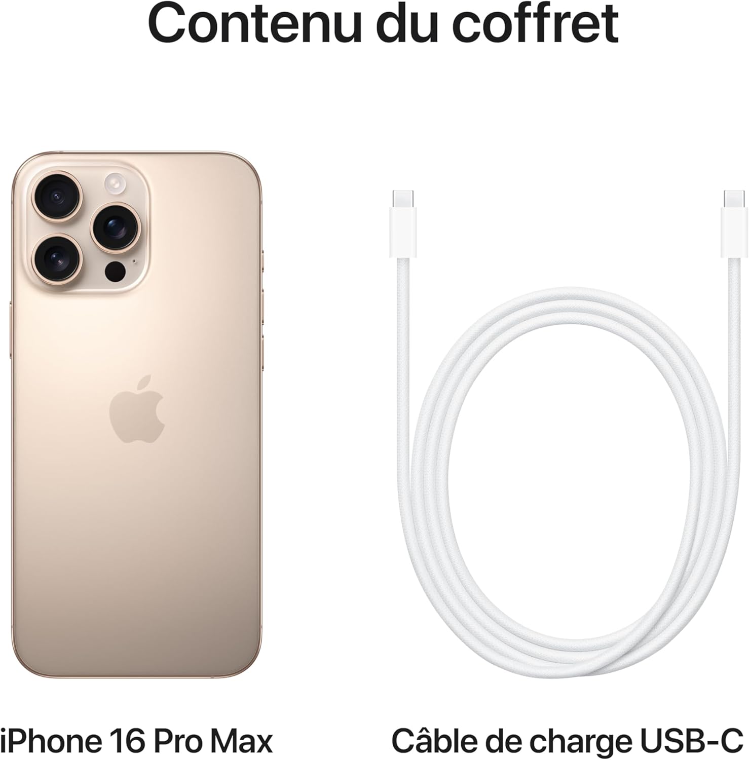 Apple iPhone 16 Pro Max Titane Sable