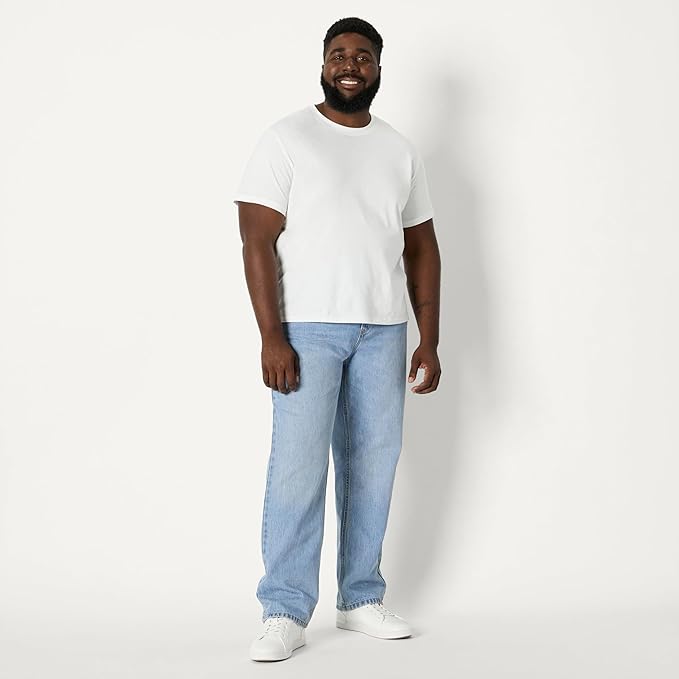 Jean Coupe Décontractée Bleu Vintage D