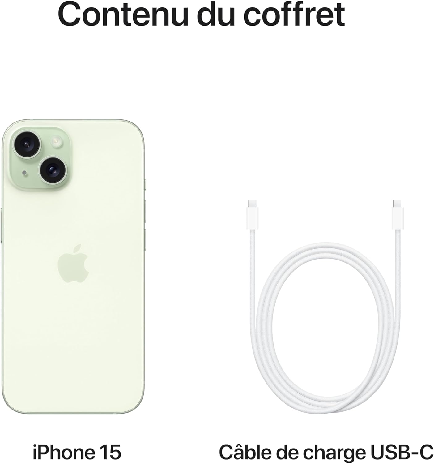 Apple iPhone 15 Vert