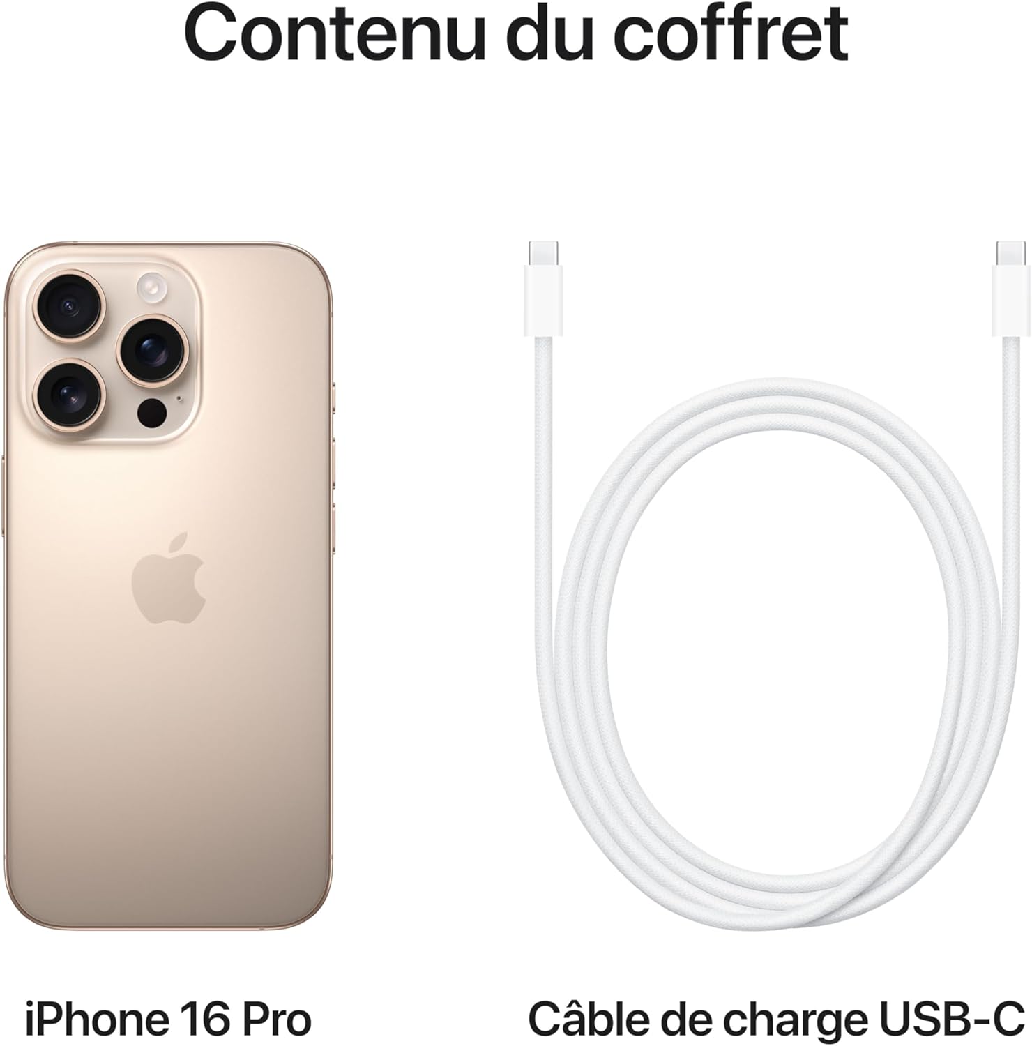 Apple iPhone 16 Pro Titane Sable