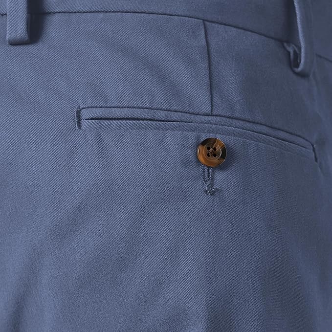 Pantalon Chino Infroissable Indigo E