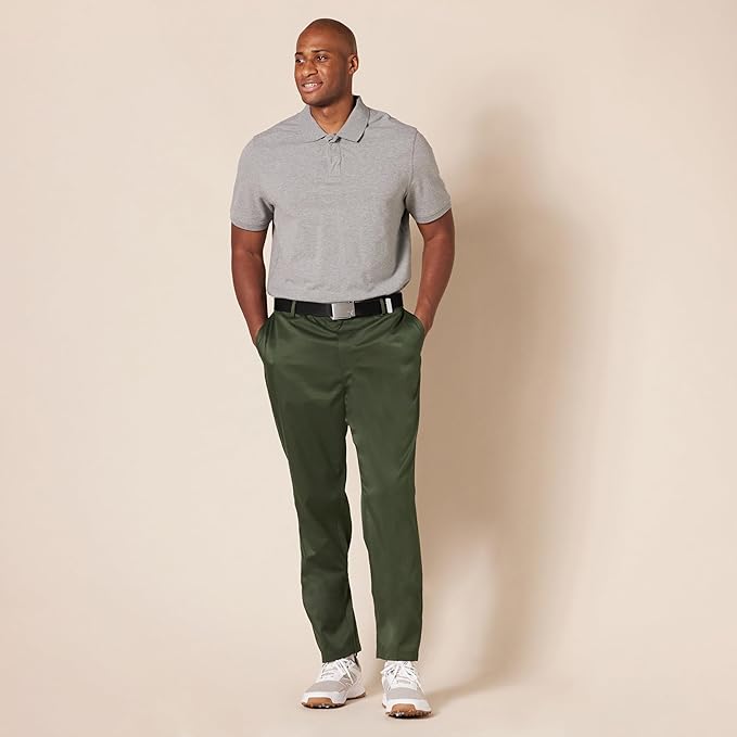 Pantalon de Golf Athlétique Premium  Olive Foncé C