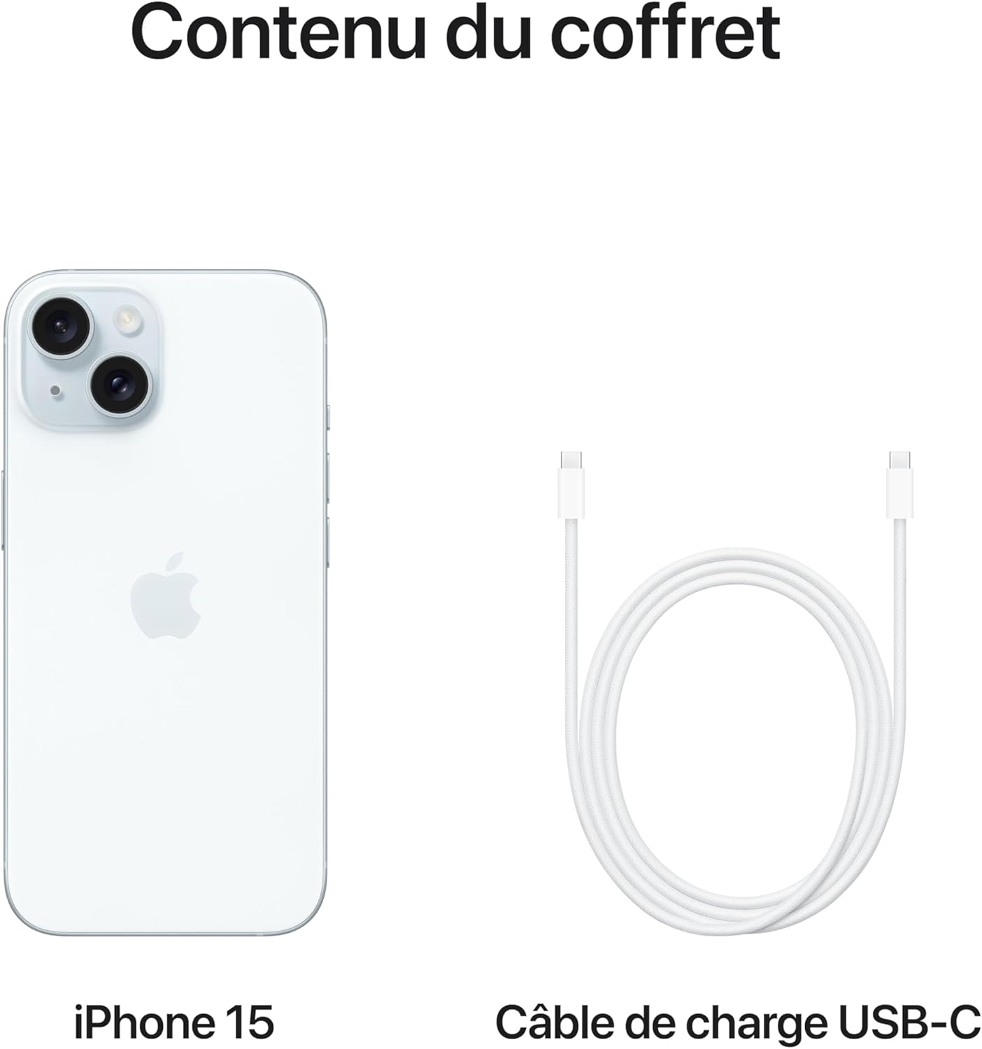 Apple iPhone 15 Bleu