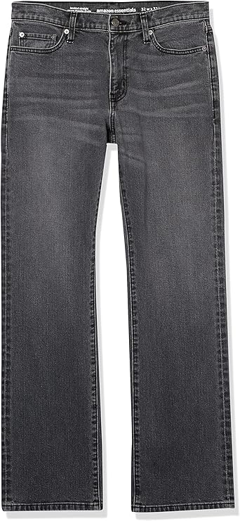 Jean bootcut à coupe Droite Gris Délavé H