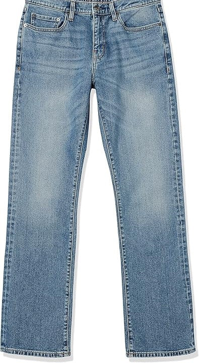 Jean bootcut à coupe Droite Délavé Clair H