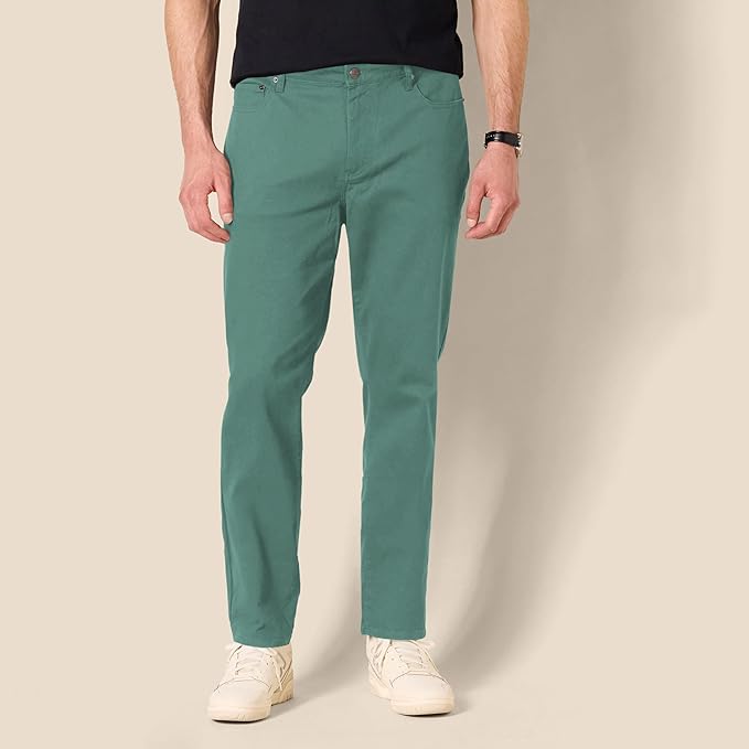 Pantalon Sergé Stretch Vert G