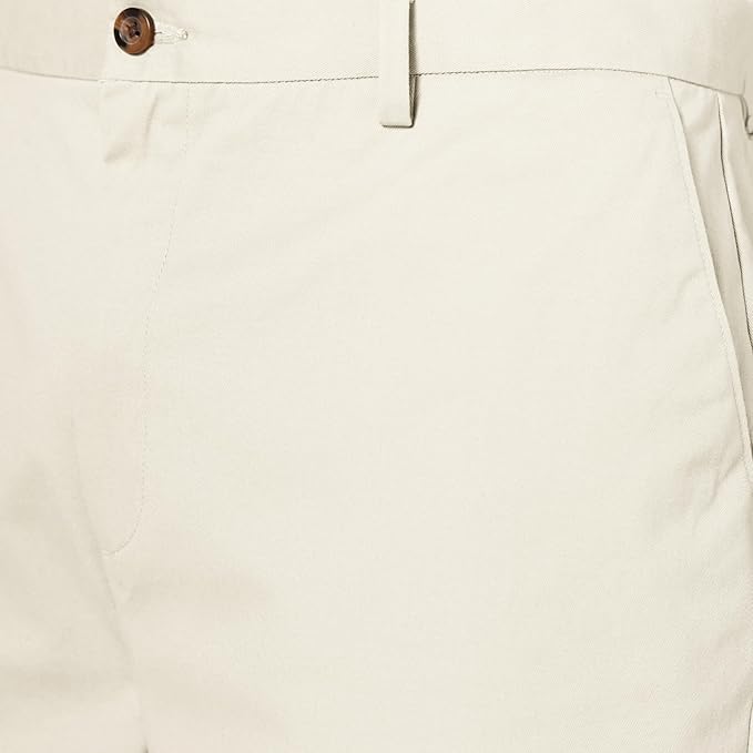 Pantalon Chino Infroissable Gris Pierre E