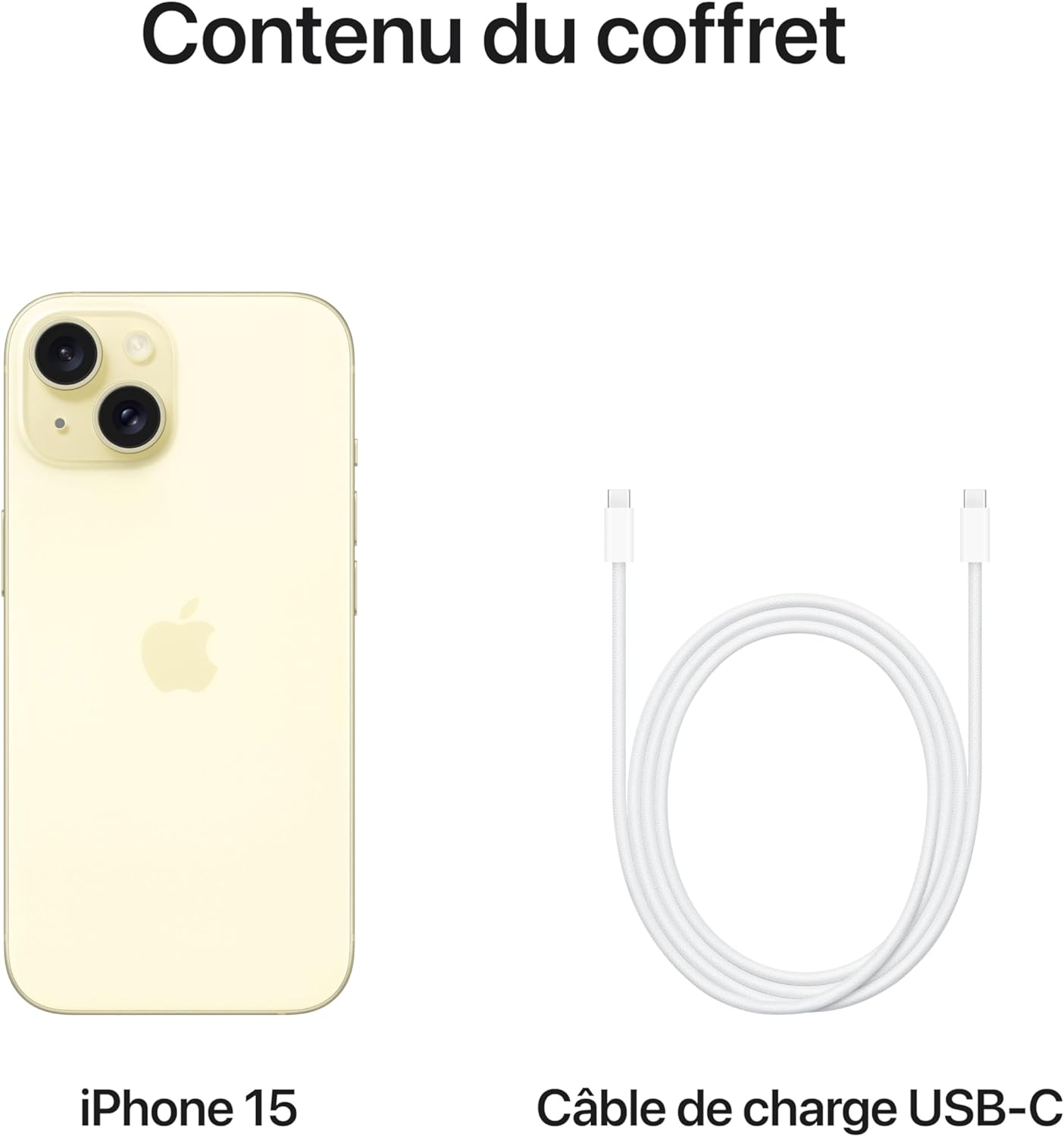 Apple iPhone 15 Jaune