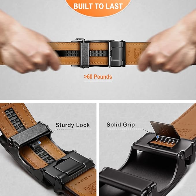 Ceinture Automatique en Cuir Noir200 D