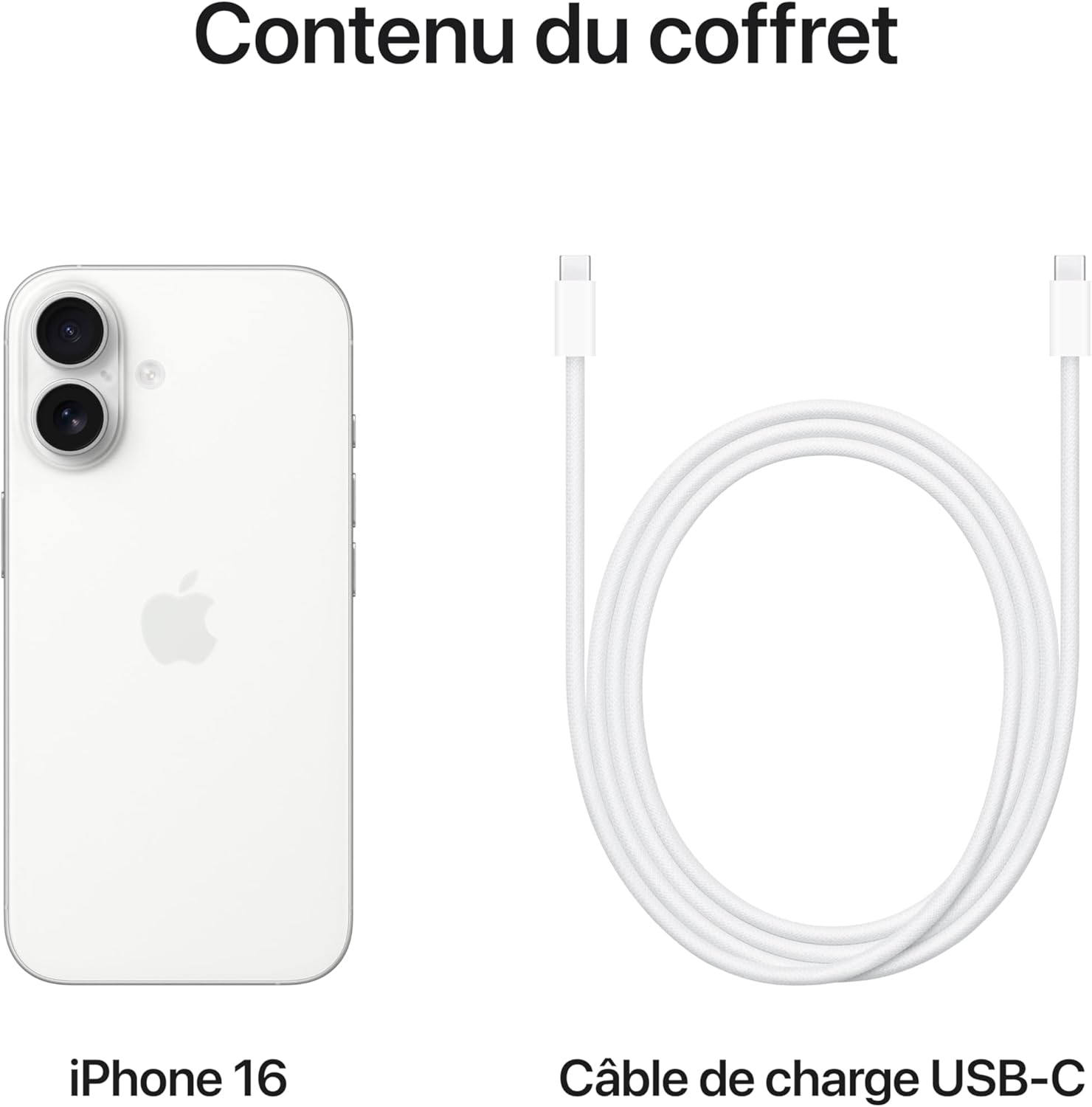 Apple iPhone 16 Blanc