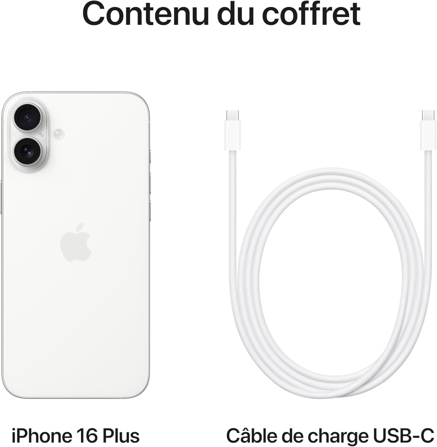 Apple iPhone 16 Plus Blanc