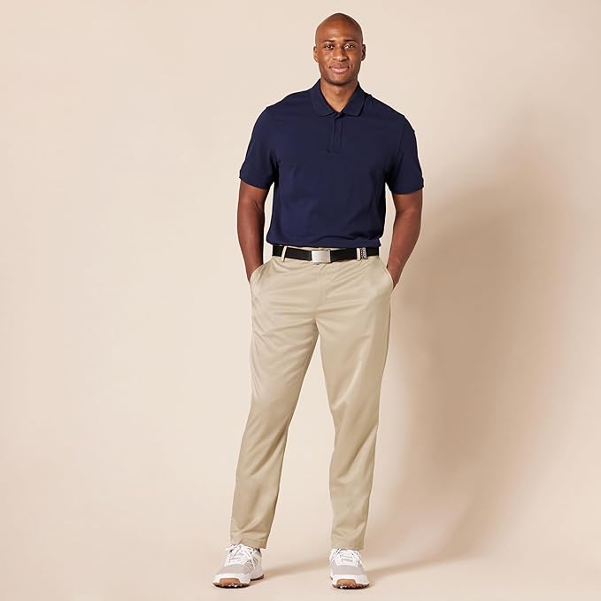 Pantalon de Golf Athlétique Premium Brun Kaki C