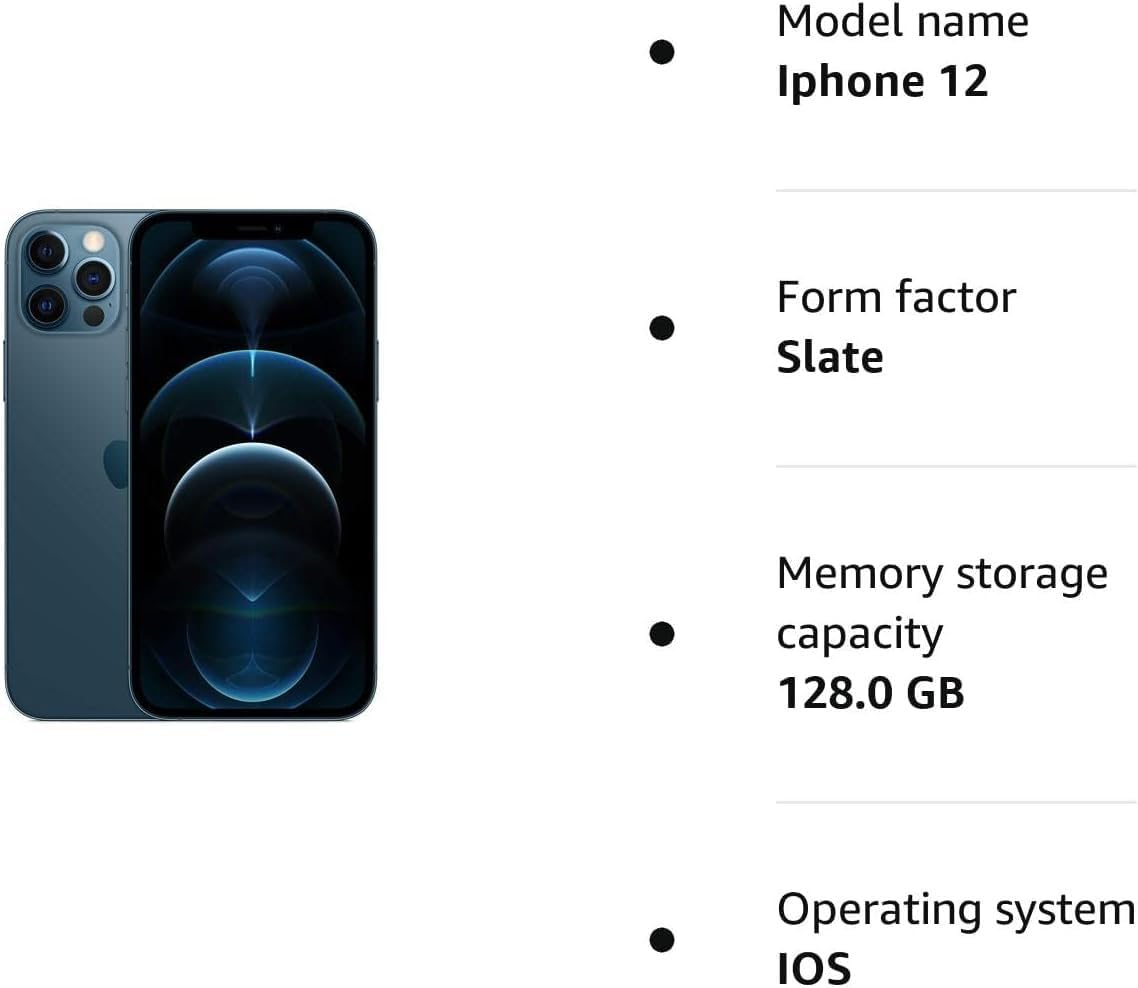 Apple iPhone 12 Pro Bleu Pacifique