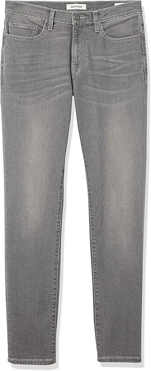 Jean Slim Homme Gris F