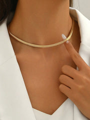 1 pièce Collier serpent doré 14