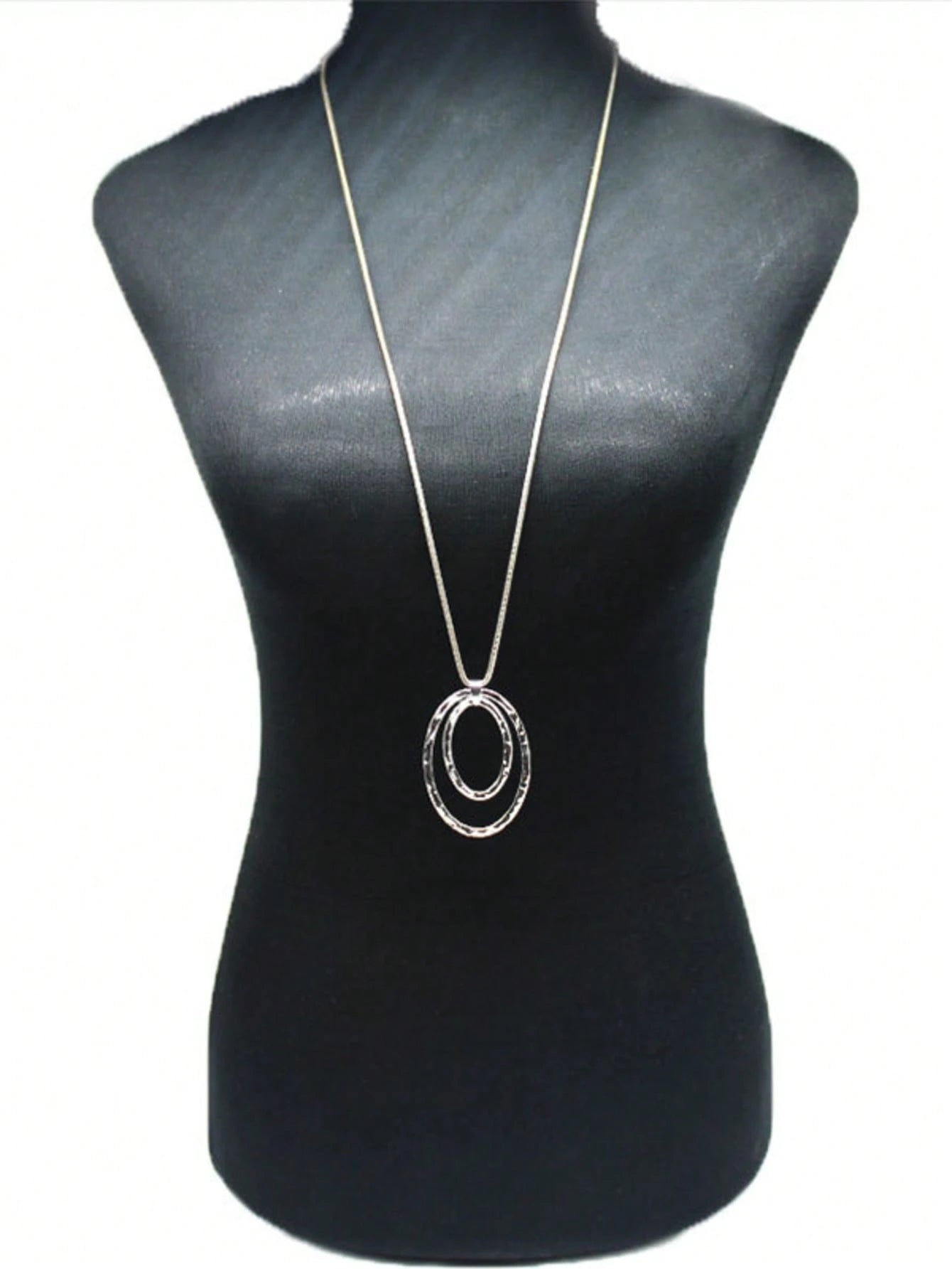 1 pièce Collier pendentif ovale 18